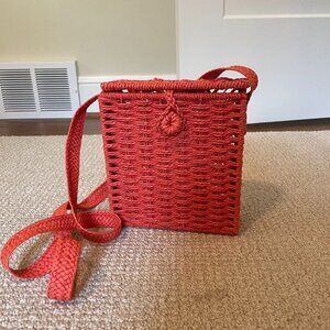 Crochet Box Purse (Coral)